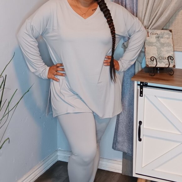 buttery soft pants lounge set - Picture 3 of 3